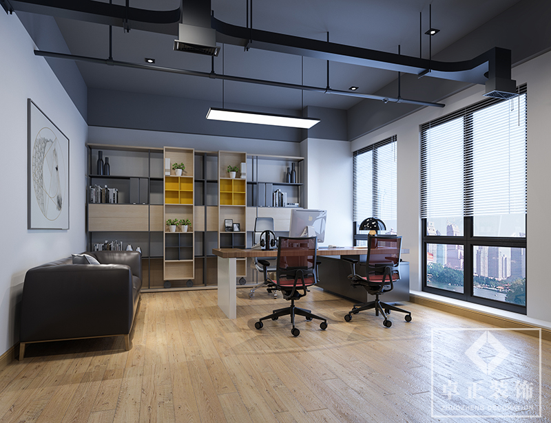 科技辦公室裝修設(shè)計(jì)效果圖