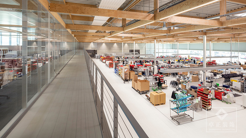 生產(chǎn)工廠辦公裝修圖3